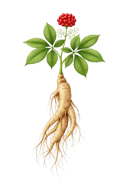 Panax ginseng — plante adaptogène pour un soutien naturel